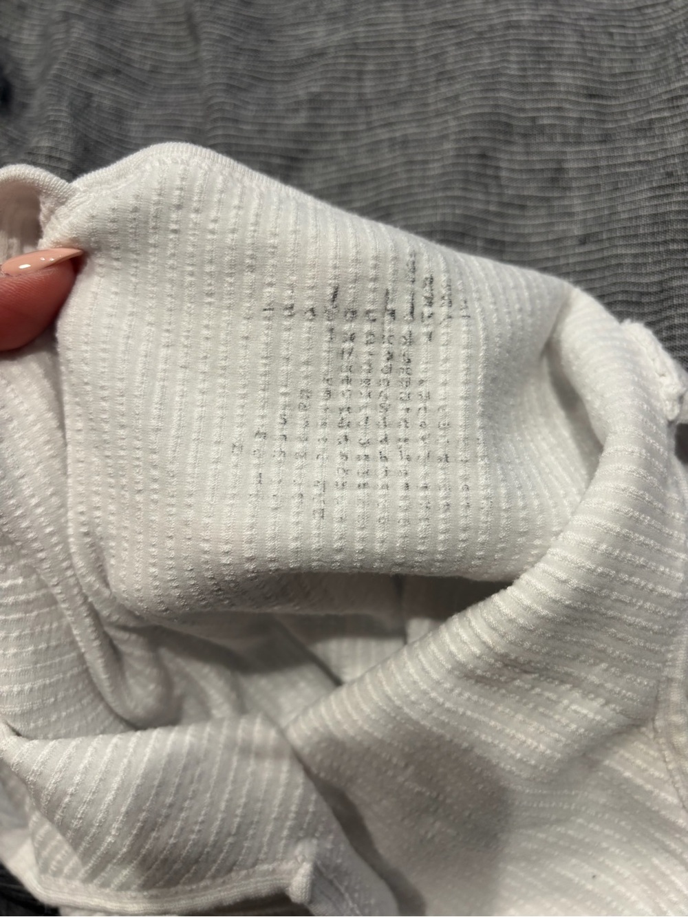 Free People White Ribbed V-Neck Tank - Picture 3 of 3